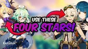 Genshin impact separates the characters into three sizes (child, teenage, adult) and two genders (male, female). Best 4 Star Characters You Should Be Using Full Guide Genshin Impact Youtube