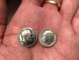 According to coinweek, sculptor john flanagan designed the iconic image of washington. The Roosevelt Dime Design Looks A Lot Like One Of Fdr S 1936 Campaign Buttons Coins