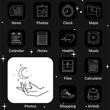 Apple's ios 14 update means iphone users can now get really creative with how their app icons look on their home screen. Screenkit Classico Black Icon Pack Get Your App Icons Facebook