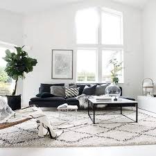Besides good quality brands, you'll also find plenty of discounts when you shop for nordic decoration home during big sales. Scandinavian Style Living Room With Clean White Walls Grey Sofa Geometric Rug And Indoor Plants Hem Inredning Vardagsrum Inredning Inredning Vardagsrum