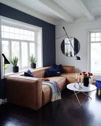 Ideas For Wall Colors That Go With Brown Furniture The Inside Leather Couches Living Room Living Room Color Schemes Leather Living Room Furniture