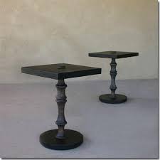 Graceful contemporary base features open air design to keep your living space visuals clean and make a statement in any room. Modern Pedestal End Table Pfeifer Studio