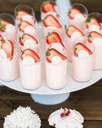 Strawberry Panna Cotta Cups Sugarcrushsweets Mini Dessertcups Sweets Desserttable Party Boho Cupcakes Mini Dessert Cups Mini Desserts Cups Dessert Cups