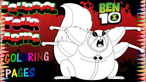 Ever wanted to draw people with four arms? Ben 10 Reboot Colouring Pages Squrriel Fourarms Coloring Books Toddler Coloring Book Colouring Pages
