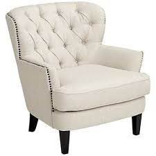 Asher Brussels Linen Accent Chair 33y40 Lamps Plus Upholstered Arm Chair Upholstered Accent Chairs Linen Accent Chairs
