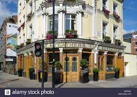 Exterior Of The Hat And Feathers Pub On The Corner Of Goswell Road And Clerkenwell Road Stock Photo Alamy