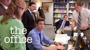 Instead of mutual respect and intelligent dialogue, david's office is a place of backfiring practical jokes, failed flirting and bad showing off. The Password The Office Us Youtube