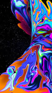 Anthropology Abstract Floral Art Wallpaper Iphone Neon Abstract Art Wallpaper