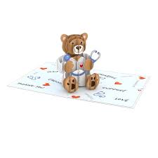 To keep my list manageable, i don't share coloring pages unless a page has a specific educational purpose related to bears. Doctor Bear 3d Card Lovepop