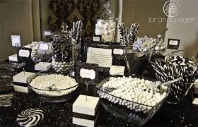 Black And White Candy Candy Buffet Candy Bar Wedding White Candy Buffet Wedding Candy