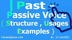English is spoken by him. Past Indefinite Tense Passive Voice Exercises With Pictures