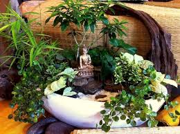 Buddhistische Wohnideen Miniatur Zengarten Buddha Garten Buddha Dekoration