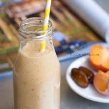 Smoothie Kaki Orange Banane Vanille Gingembre Et Curcuma Jujube En Cuisine Smoothie Recette Lait De Soja Jus Et Smoothies
