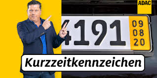 In der vollmacht für die zulassung tragen der halter des kfz und der bevollmächtigte ihre namen und adressen ein. Kurzzeitkennzeichen Alles Zu Kosten Versicherung Adac