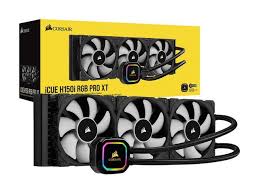 Corsair's 360mm h150i elite capellix adds bright rgb lights to its excellent cooling abilities, and throws in a powerful hub for good measure. Corsair Icue H150i Rgb Pro Xt Liquid Cpu Cooler Newegg Com