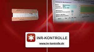 Der vordruck beginnt mit einer informationsseite. Inr Kontrolle