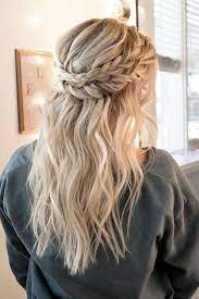 Prom Hoco Hair Wedding Updo Hairstyles Braid Styles For Long Or Medium Length Hair Easy Hairstyles For Women Half D Long Hair Styles Hair Styles Half Up Hair