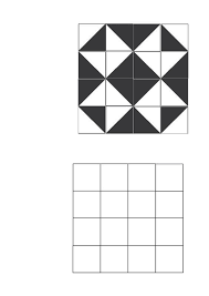 Les Carres Bicolores Activites De Perception Visuelle Dessin Quadrillage Dessin Au Compas