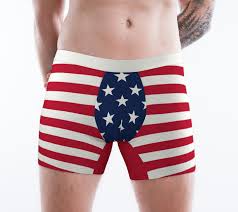 Usa Flag Red White Stripes Blue Stars Boxer Briefs By Trevor Shop Art Of Where