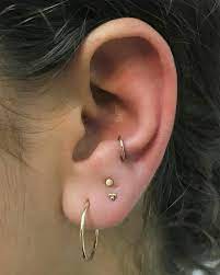 Pin Em Piercings Na Orelha
