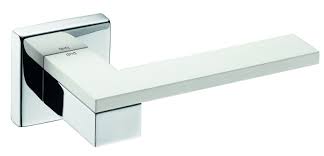 Chrome White Dnd Doorhandle Designed By Mauro Ronchi Door Handles Door Handle Design Door Handles Modern