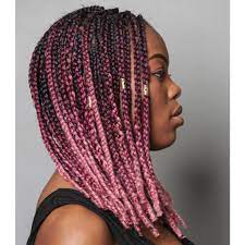 Naomi Meches A Tresser Rose Tie And Dye Ombre Mama Rose Coiffure Afro Meches Roses Coiffure