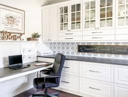 Browse office designs fresh top 10 awesome home office design ideas: Built In Home Office Design Using Ikea Sektion Cabinets
