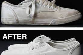Be careful not to use more bleach or else it could give your white shoes a yellow tinge. Finally There S An Easy Way To Clean Off Your White Shoes To Make Them Look Brand New Again