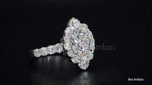 A Stunning Diamond Engagement Ring By Master Jewelry Designer Bez Ambar At Bez Ambar Our D Custom Engagement Ring Twig Engagement Ring Topaz Engagement Ring