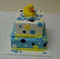 Rubber Ducky Baby Shower Cake The Makery Cake Co