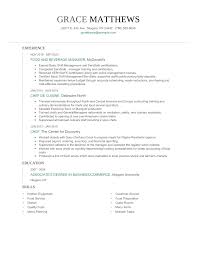 Cv of food and beverage : Food And Beverage Manager Resume Examples And Tips Zippia