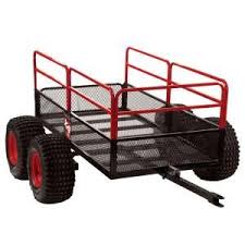 Yutrax X4 Atv Off Road Trailer Tx159 The Home Depot Atv Trailers Atv Utility Trailer Off Road Trailer