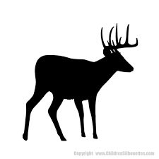 Buck and doe head silhouette. Deer Buck Silhouette Decals Outdoor Hunting Decor Deer Buck Decals