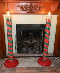Two Vintage Metal Electric Light Up Indoor Outdoor Yard Decor Christmas Candle Christmas Decorations Diy Outdoor Christmas Decorations Rustic Outdoor Christmas