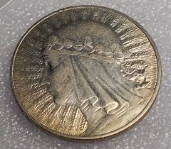 Coin Poland 10 Zlotych Silver Coin 1933 Circulated Queen Jadwiga 3 Monedas Papel Moneda Medallas