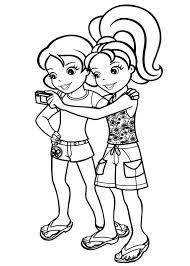 Polly Pocket Coloring Pages Cartoon Coloring Pages