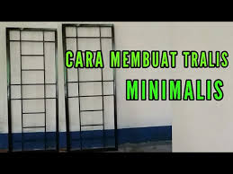 Cara membuat teralis bengkel las, besindo utama. Cara Membuat Tralis Model Minimalis Youtube
