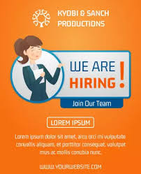Some of the most successful managers live by the following hiring tips as they work toward identifying top talent to bring in for an open position Hiring Poster Templates Photoadking