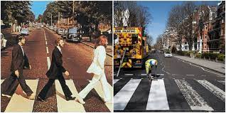 beatles 外出禁止のロンドンで 世界一有名な横断歩道 ペンキ塗りたて 映画 おすすめ アビイロード アビーロード