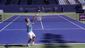 Richard Gasquet Forehand And Serve In Super Slow Motion 2013 Cincinnati Open