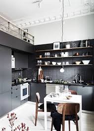 Beautiful Duplex Home Coco Lapine Design Modern Apartment Decor Kitchen Design Dining Room Industrial
