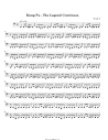 Kung Fu - The Legend Continues Sheet Music - Kung Fu - The Legend ...