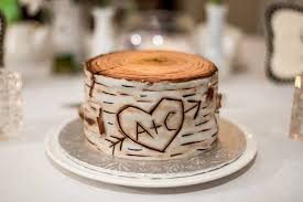 Birch Tree Wedding Cake Tutorial Normally I Would Be Sharing My Polymer Clay Sculpting With You But Being As The Motivation Has Eluded Me Wedding Cake Tree Tree Stump Cake Birch Wedding Cakes