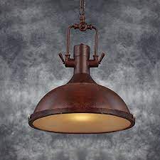 Matte black pendants are extremely popular for their chic yet minimalistic aesthetic. Vintage Industrial Barn Warehouse Frosted Diffuser Pendant Light Dome Pendant Lamp With Copper Color Rustic Antique On Sale Overstock 24097257