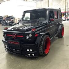 Hamann Tehran Mercedes Custom Modified Stance Bodykit Black Red Deepdish Rims Mercedes Jeep G Wagon Mercedes G Wagon
