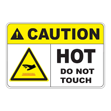 8 In X 12 In Plastic Caution Hot Do Not Touch Safety Sign Pse 0070 The Home Depot In 2021 Safety Sign Health And Safety Poster Caution