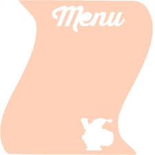 Menu Parchemin De Noel Pere Noel A Decorer Decoration De Table En Papier Parchemin Pere Noel