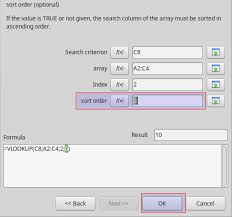 Libreoffice Vlookup Function