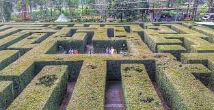 Menyusuri taman labirin di wisata coban. Taman Labirin Di Jawa Sensasi Liburan Yang Seru