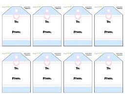 Free printable baby shower gift tags frugal mom eh. Free Baby Shower Gift Tags The Cards We Drew